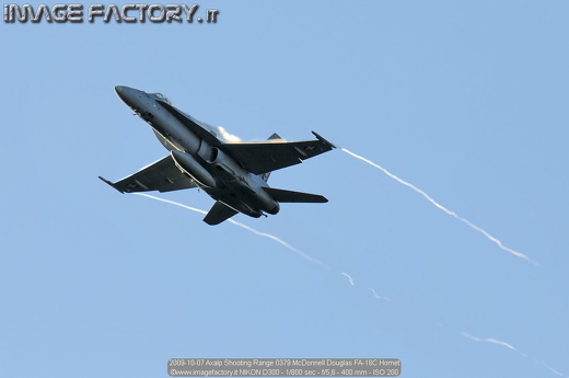 2009-10-07 Axalp Shooting Range 0379 McDonnell Douglas FA-18C Hornet